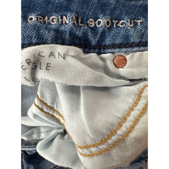 American Eagle AirFlex+ Original Bootcut Jeans Men’s 33 x 30 Slightly Distress - Picture 4 of 7